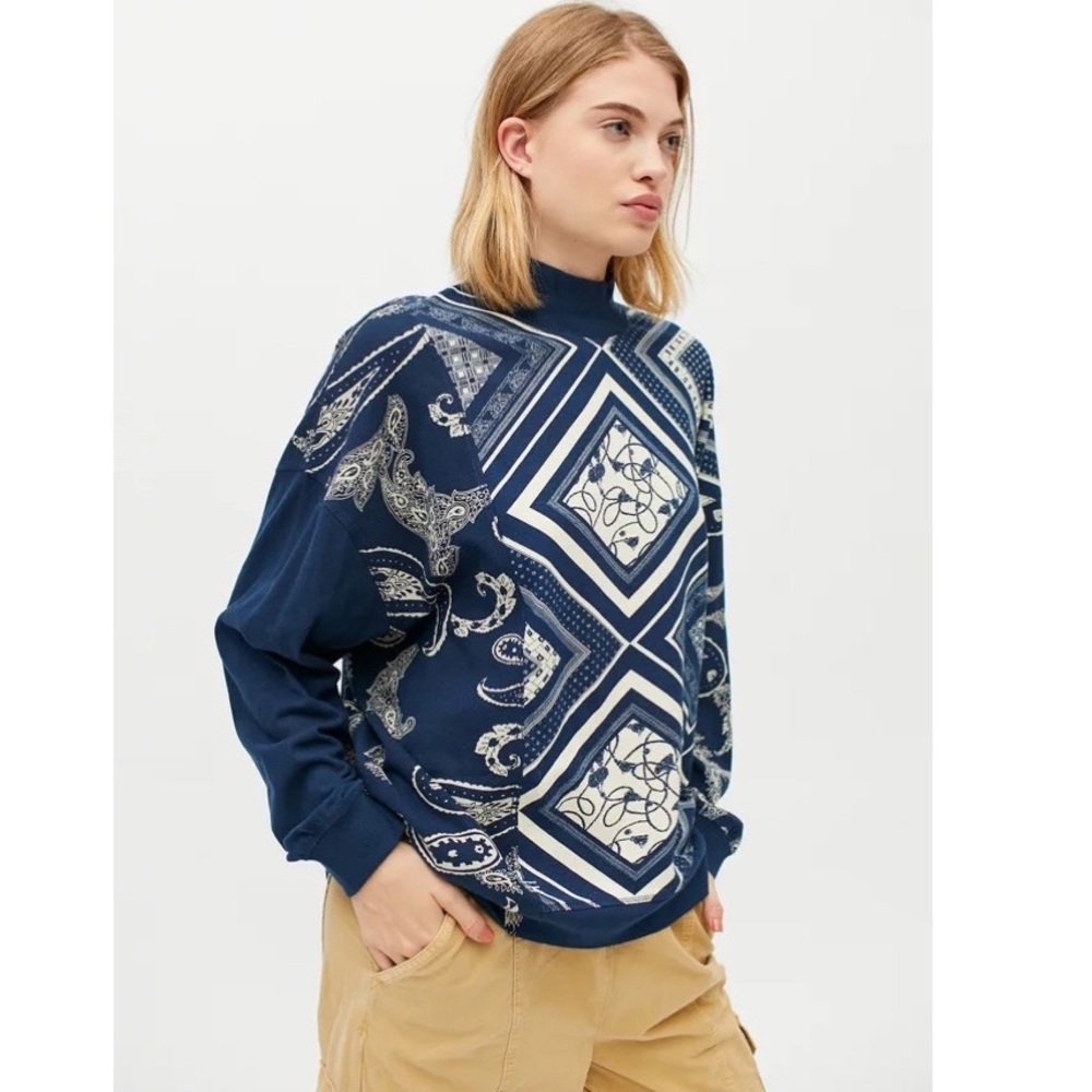 UO BDG Pierre Mock Neck Top